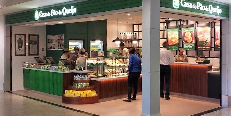 Casa do Pão de Queijo - Aeroporto de Brasília, Desembarque.